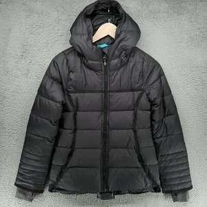Avia Down Puffer Jacket Coat Youth L Black Quilted Full Zip Great condition - Picture 1 of 20