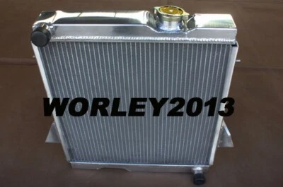 Radiador de aluminio 3 filas para Triumph TR6 1969-1974 / TR250 1967 1968 Foto 1 de 4