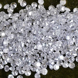 Diamante Natural 4 mm Corte Redondo 3 Piezas Lote Certificado DEF Color VVS/VS Claridad - Imagen 1 de 4