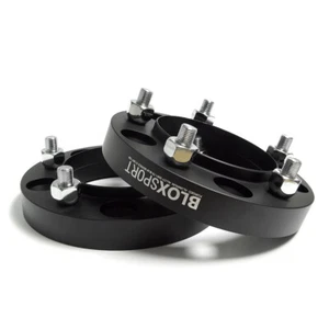 4 1 inch 25mm Hub Centric Wheel Spacers 5x5.5 5x139.7 for Suzuki Jimny New Black - Picture 1 of 9
