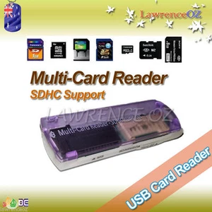 Lector de tarjetas de memoria USB 2.0 mini compacto SDHC SDXC MicroSDHC Micro SDXC - Imagen 1 de 2