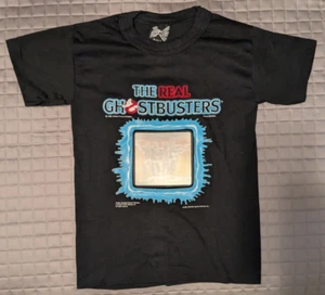ZONE 7 1989 THE REAL GHOSTBUSTERS Hologram Cereal T-Shirt Children SIZE M 10-12 - Picture 1 of 10