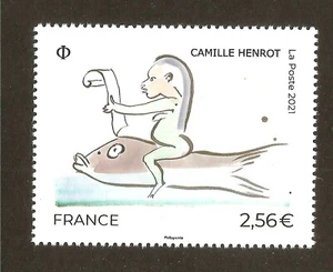 FRANCE 2021 Timbre N° 5513 CAMILLE HENROT NEUF ** LUXE MNH - Afbeelding 1 van 1