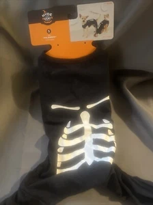 Hyde & EEK! Boutique Halloween Skeleton Matching Family Dog and Cat Pajama, XS - Picture 1 of 7