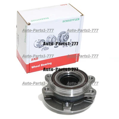 Cubo de roda dianteira + rolamento para Audi A4 A6 A8 Q5 S6 S7 B8 4G 2007-2018 4H0498625-NOVO - Imagem 1 de 4