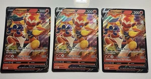 3x Pokémon - Infernape V Sword & Shield - SWSH252 Black Star Promo Jumbo - Picture 1 of 2