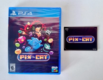 Pix the Cat + #436 Card PS4 Playstation 4 Limited Run #278 LRG 1500 WW Sealed - Image 1 of 4