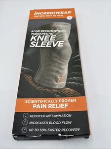 Incrediwear - Knieärmel - grau Large - NEU - Bild 1 von 2