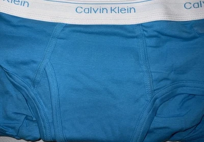 Calvin Klein Hombre Calzoncillo Talla 38 Estilo tiro bajo U1183 Verde azulado DE COLECCIÓN NUEVO Foto 1 de 2