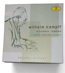 William Kempff Complete 1950's Solo Recordings Schumann Beethoven Brahms 5 CD St - Picture 1 of 3
