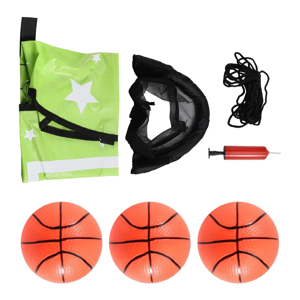 Trampolin-Basketballkorb-Set, Mini-Basketballkorb für Kinder, Wasserdicht, 5984 - Bild 1 von 1