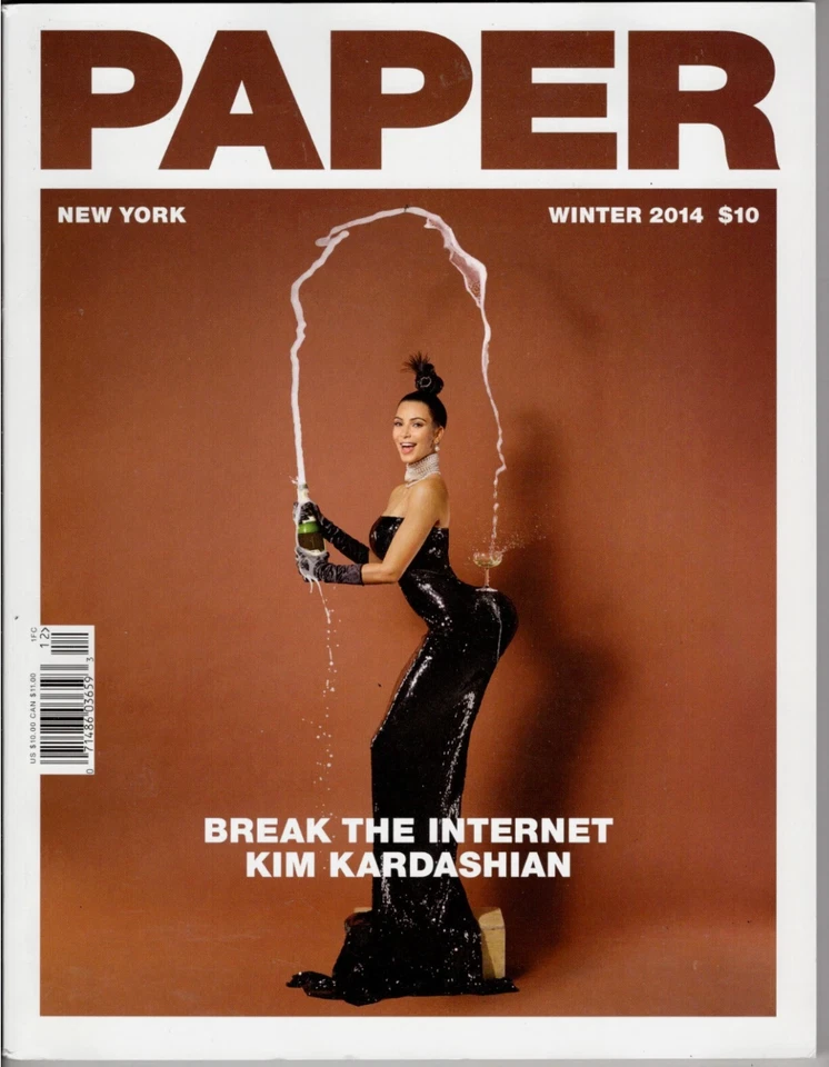 RARE Paper Magazine Volume 31 Issue 03 Winter 2014 - Kim Kardashian Nude - Image 1 of 1