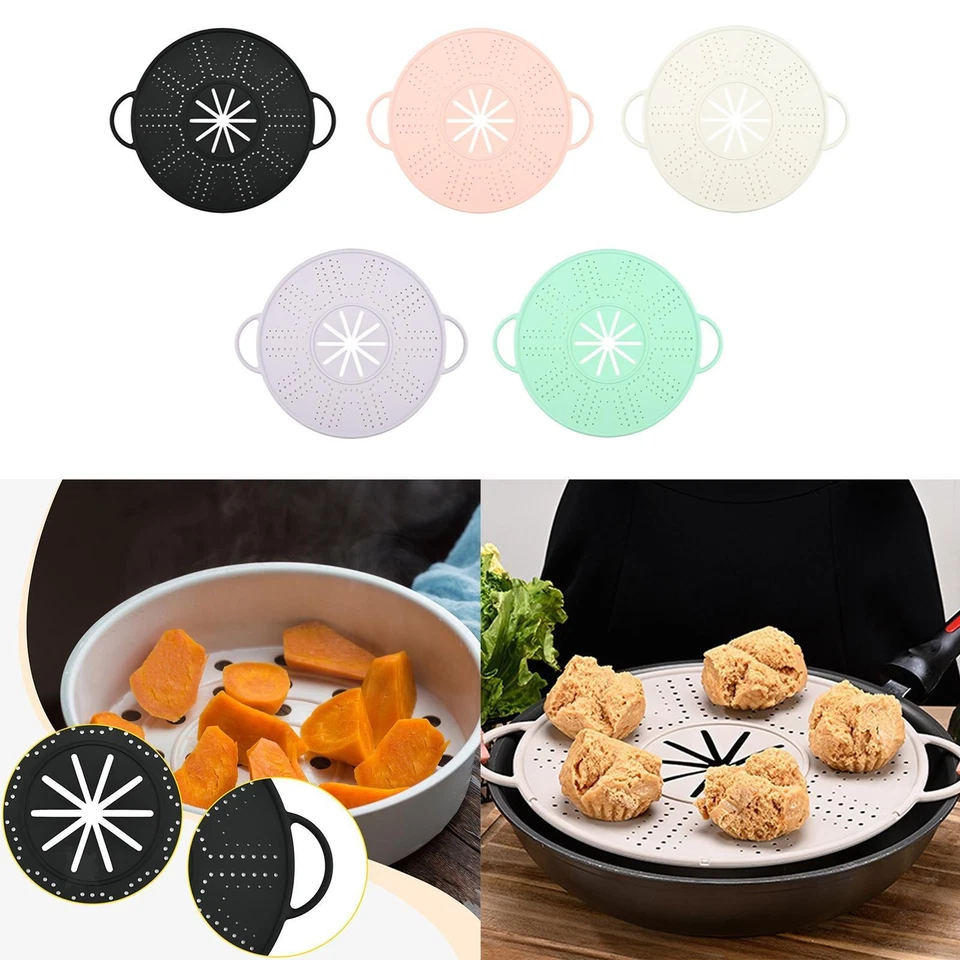 Silicone Spill Stopper Lid Silicone Splatter Screen for Cooking Restaurant - Image 1 of 1