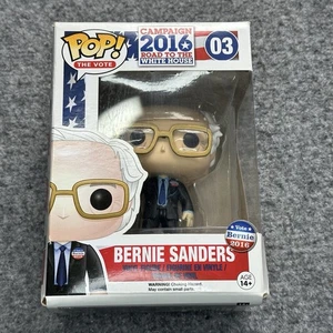 Funko Pop! The Vote Vinyl Figur Bernie Sanders #03 Kartonschaden siehe Fotos! - Bild 1 von 9
