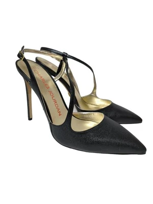 CHARLES JOURDAN Escarpin à bride arrière Dames Escarpins T EU 39 noir - Photo 1/4