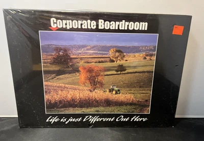 John Deere  Corporate Boardroom Jigsaw Puzzle Sealed Putt Putt NIB - Image 1 of 4