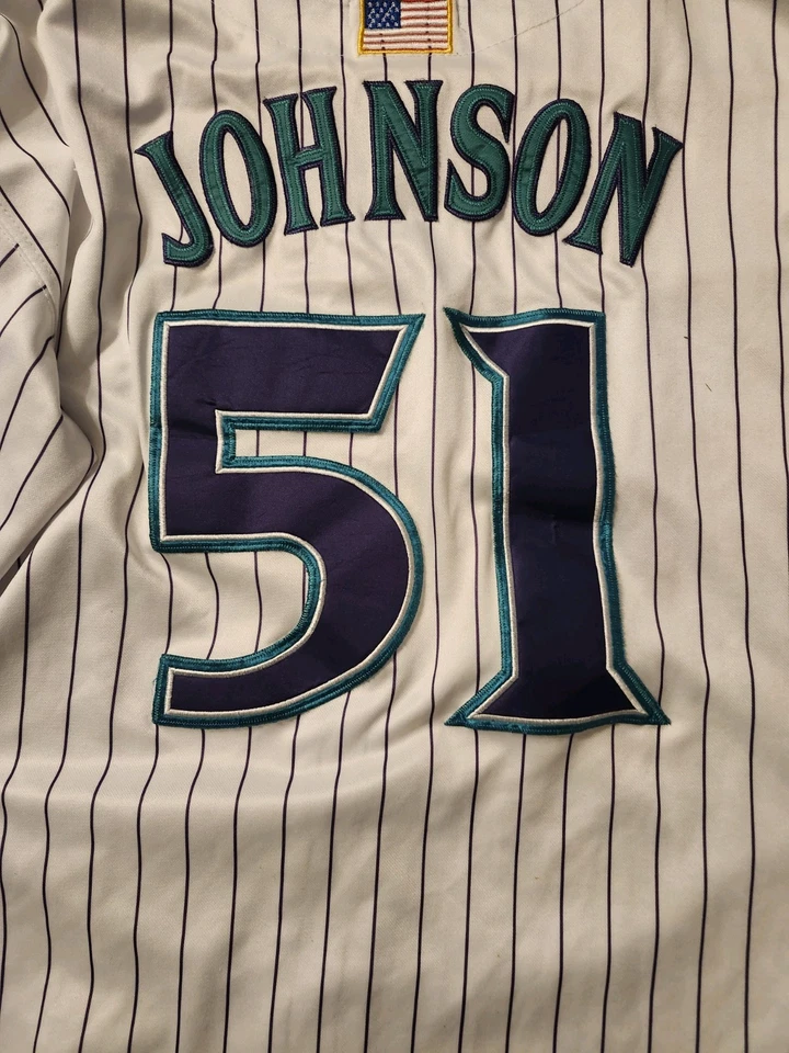 Randy Johnson D-Backs Cooperstown Jersey Size 48 Mitchell & Ness - Image 1 of 4