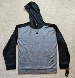 Adidas Long Sleeve Game and Go Mélange Pullover Hoodie Boy's Size XL (18/20) NWT - Picture 1 of 10
