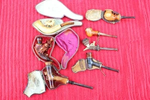 Meerschaumpfeife, Zigarrenspitzen, 7 Stück, Sammlungsauflösung, ca 19-20 jahrhd - Picture 1 of 11