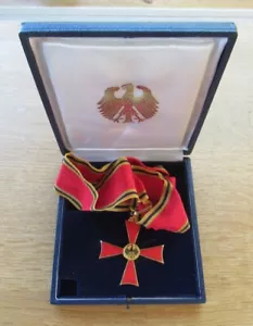 Großes Bundesverdienstkreuz im Etui / Hersteller Steinhauer & Lück - Bild 1 von 7