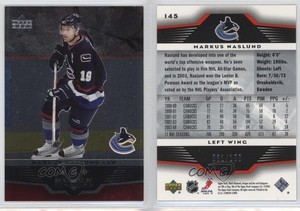 2005-06 Upper Deck Black Diamond Ruby /100 Markus Naslund #145
