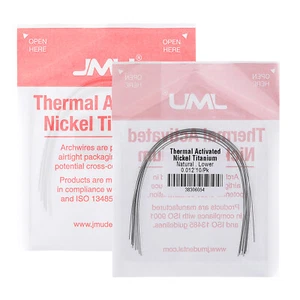Dental Ortho Thermal Activated Niti Arch Wire Natural Shape Round/Rectangular - Picture 1 of 23