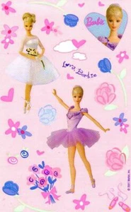 **RARE** Maxi BARBIE BALLERINA BALLET Sandylion Stickers -1 sheet ~VINTAGE ~ - Picture 1 of 1