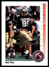 1992 Star Pics Rico Smith RC Colorado Buffaloes #88