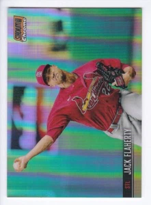 2021 Topps Stadium Club JACK FLAHERTY /99 Chrome Orange Refractor Parallel - Picture 1 of 3