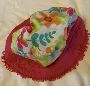 Oshkosk B' Gosh Floral Sun Hat - Picture 1 of 1