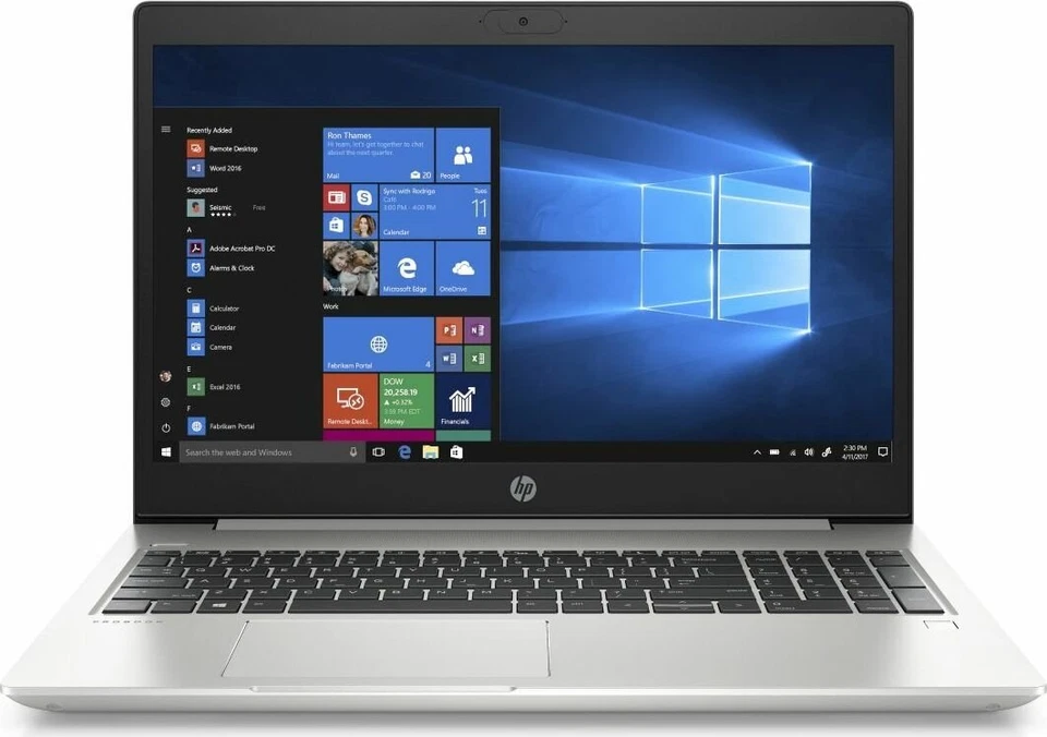 HP ProBook 455 G7 Ryzen 5 4500U 15.6" Webcam Windows Pro DE - Bild 1 von 4