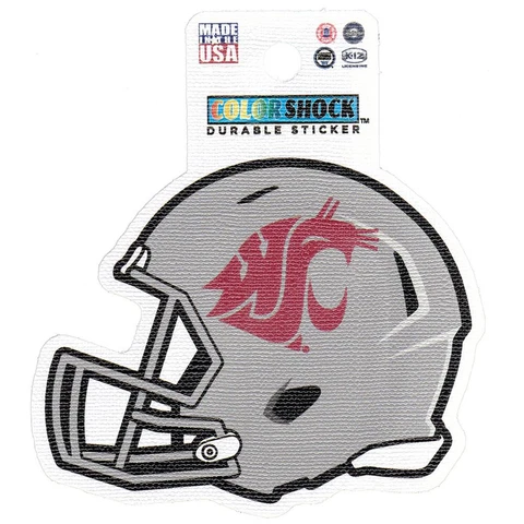 Washington State Cougars Durable Vinyl Sticker - Helmet Cover