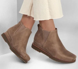 Mujer Skechers BOBS Chill Wedge Cruising Altitude 114715 Color Taupe Totalmente Nuevo - Imagen 1 de 7