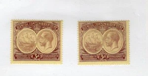 BERMUDA (MK7847) # 58 F-MLH 3d 2 KGV SEAL OF COLONY /VIO-YELLOW CV $30 - Picture 1 of 1