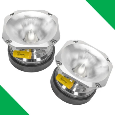 (2) 4" SUPER TWEETER TIMPANO 450W TPT-ST71 CROMO BALA 8 OHM PRO AUDIO PAR Foto 1 de 4