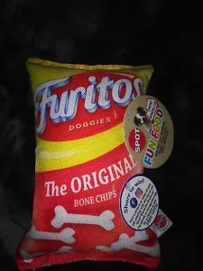 *NEW* SPOT FUN FOOD *FURITOS DOGGIES* TOY BAG OF CHIPS FOR DOGS - Picture 1 of 4