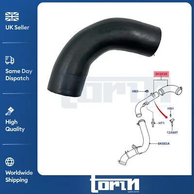 Tubo de manguera turbo intercooler para Ford Focus Mk2 C-Max 1.8 TDCi 2004-2012 1496238 - Imagen 1 de 4