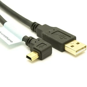 Cable USB 2.0 A a ángulo izquierdo Mini-B - LSZH - Imagen 1 de 1