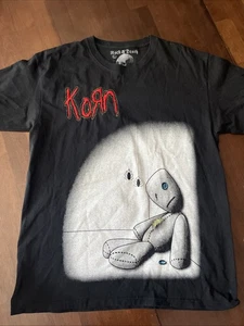 RARO! Korn “Issues” Rock & Death Estampado Grande Bordado Talla Grande Doble Cara - Imagen 1 de 8