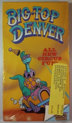 Denver, Last Dinosaur - Big Top Denver (VHS, 1988, Fries Home Video) NEW/SEALED - Image 1 of 4