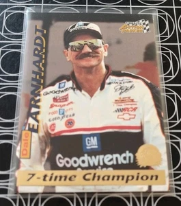 DALE EARNHARDT 1996 PINNACLE ACTION PACKED 7-TIME CHAMPION CARD NUMBER 8 - Picture 1 of 1