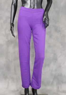 Hanes ComfortSoft Eco Smart Girl's Open Bottom Leg Sweatpants Purple  Size  L - Image 1 of 4