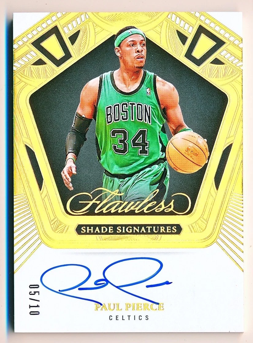 NBA UD BLACK 9/15 Paul Pierce 直筆サインカード Panini Paul Pierce