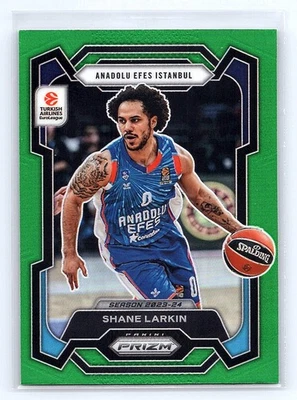 Shane Larkin 2023-24 Panini Prizm EuroLeague #5 Green Prizm Foto 1 de 2