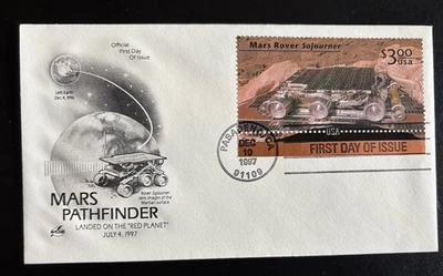 Mars Pathfinder Scott 3178 Unaddressed FDC $3.00 Stamp - Image 1 of 2
