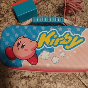 Kirby Nintendo Switch Hard Travel Case and charger - Picture 1 of 3