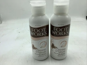 AVON Foot Works Mocha Supreme Energizing Foot Soak, (3.4 fl oz), 2 BOTTLES! NEW! - Picture 1 of 5
