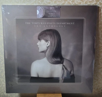 Taylor Swift, Tortured Poets Department: ANTHOLOGY (Vinyl, 4LP) -NEW Mnr Slv Dmg - Image 1 of 4