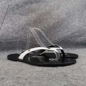 Zapatos Bella Ha Mujer 42 Sandalias Moda Chanclas Cuero Tanga Blanco Hecho a Mano - Imagen 1 de 13