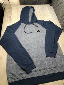 Sudadera con Capucha Pullover Azul RVCA Para Hombre Ligera Manga Larga Bolsillo Talla L - Imagen 1 de 6